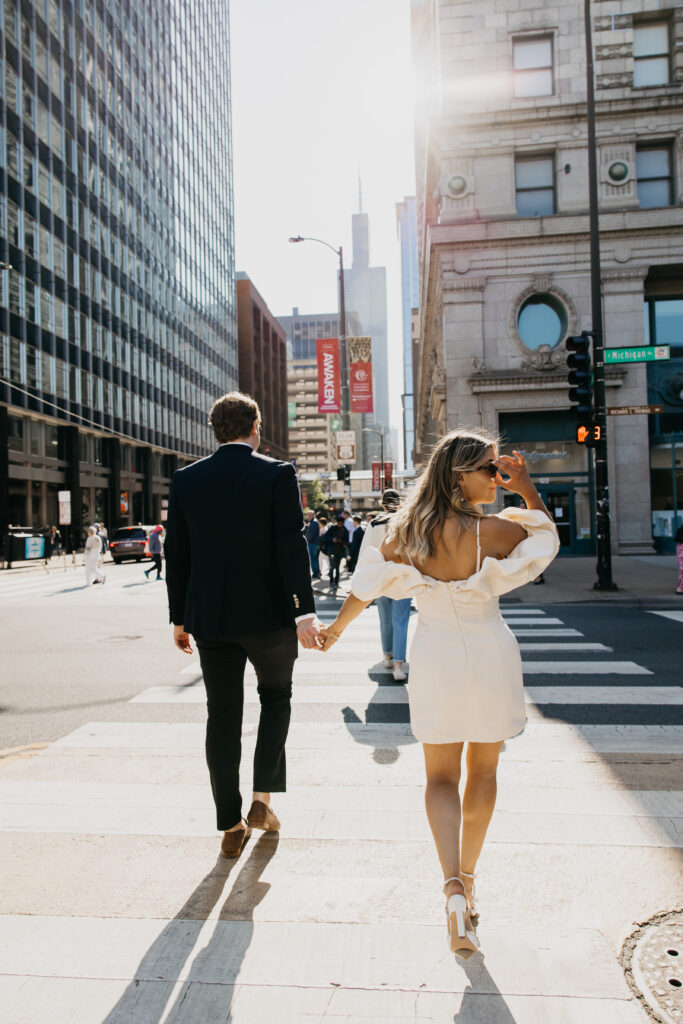 Engagement Photos in Chicago of Annelise and Jack