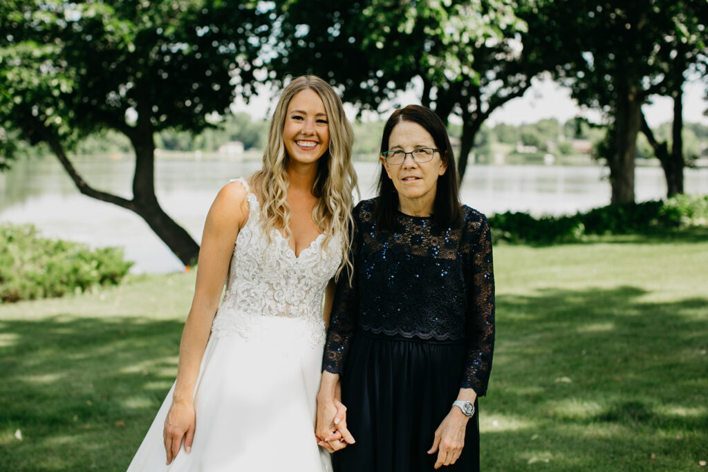 Family photos during Anna and Scott's wedding, taken by a Minneapolis Elopement Photographer