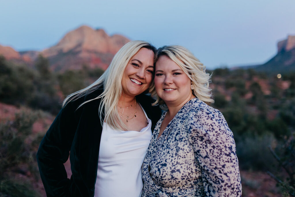 Sedona Elopement Session of Queer Couple