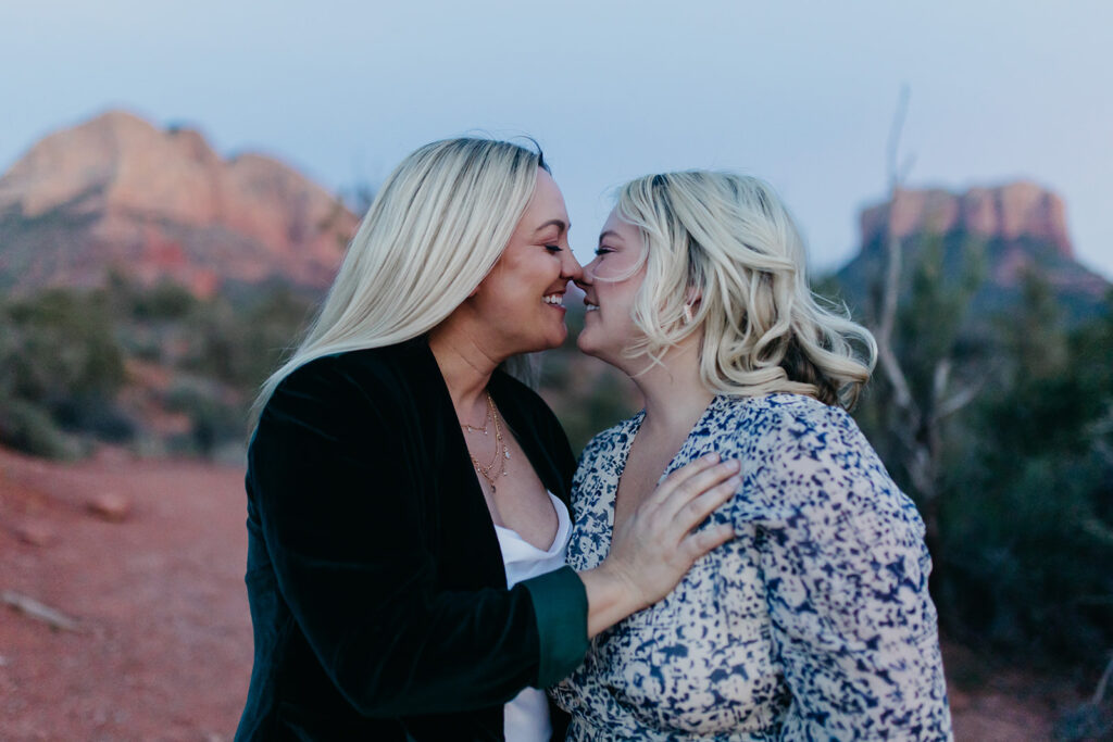 Queer Couple elopement photo session 