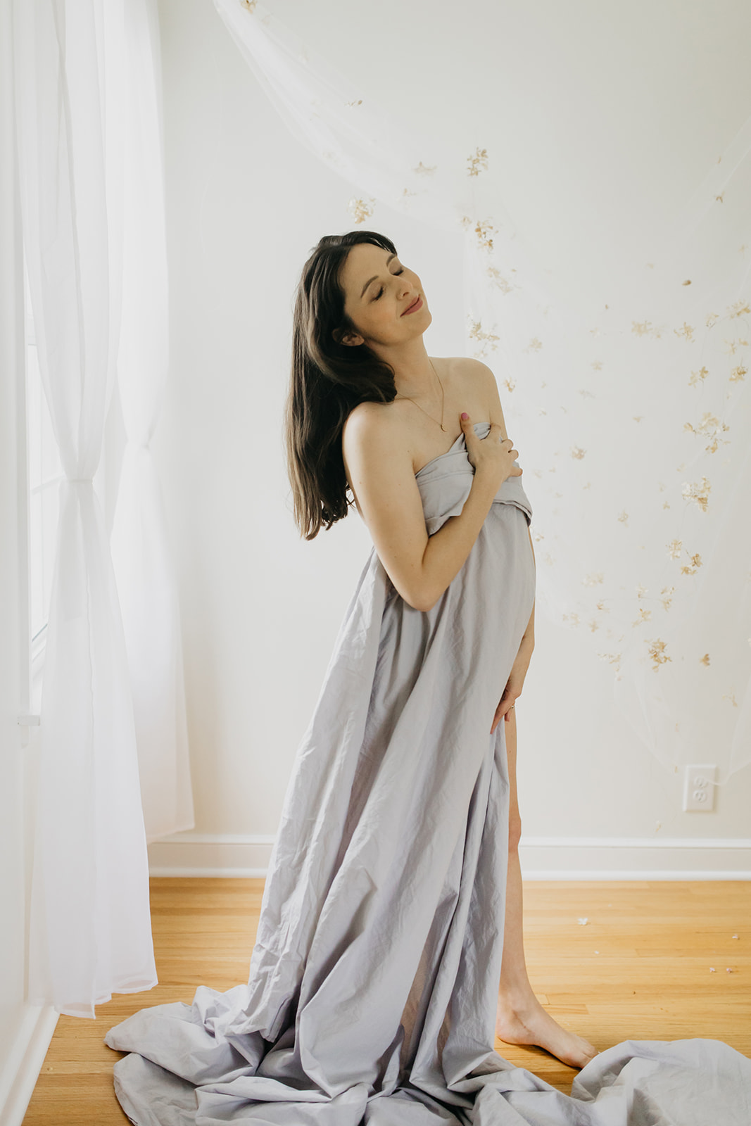 Maternity Boudoir Photography | Be Lovely and Free