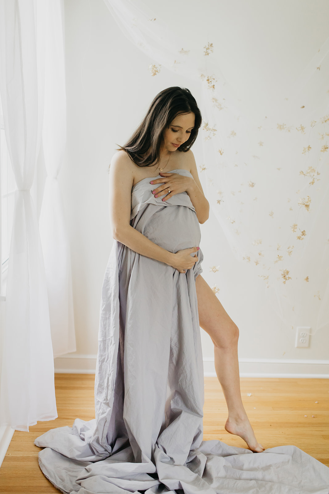 Maternity Boudoir Photography | Be Lovely and Free