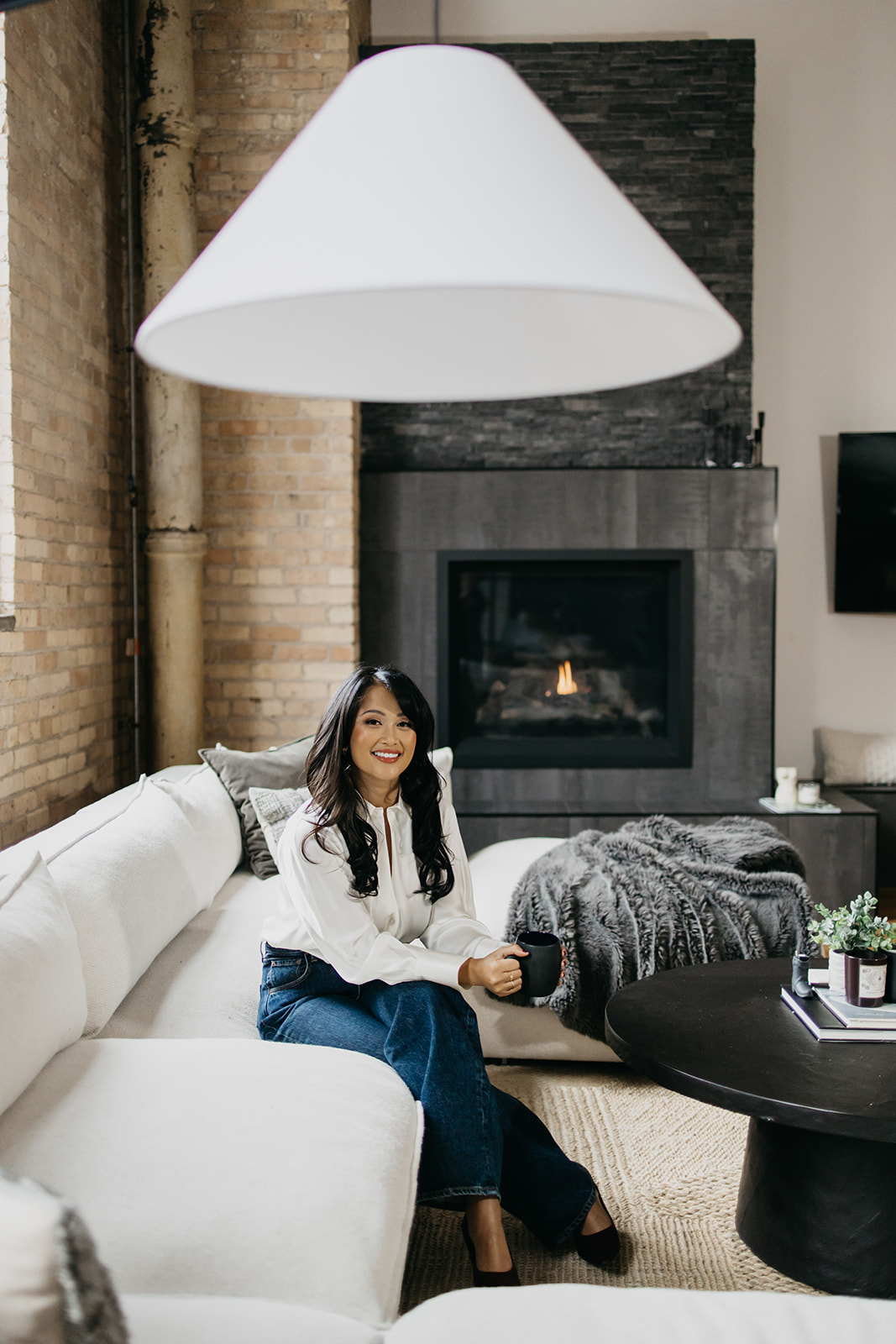 Woman talking to her Clients | Branding Photography