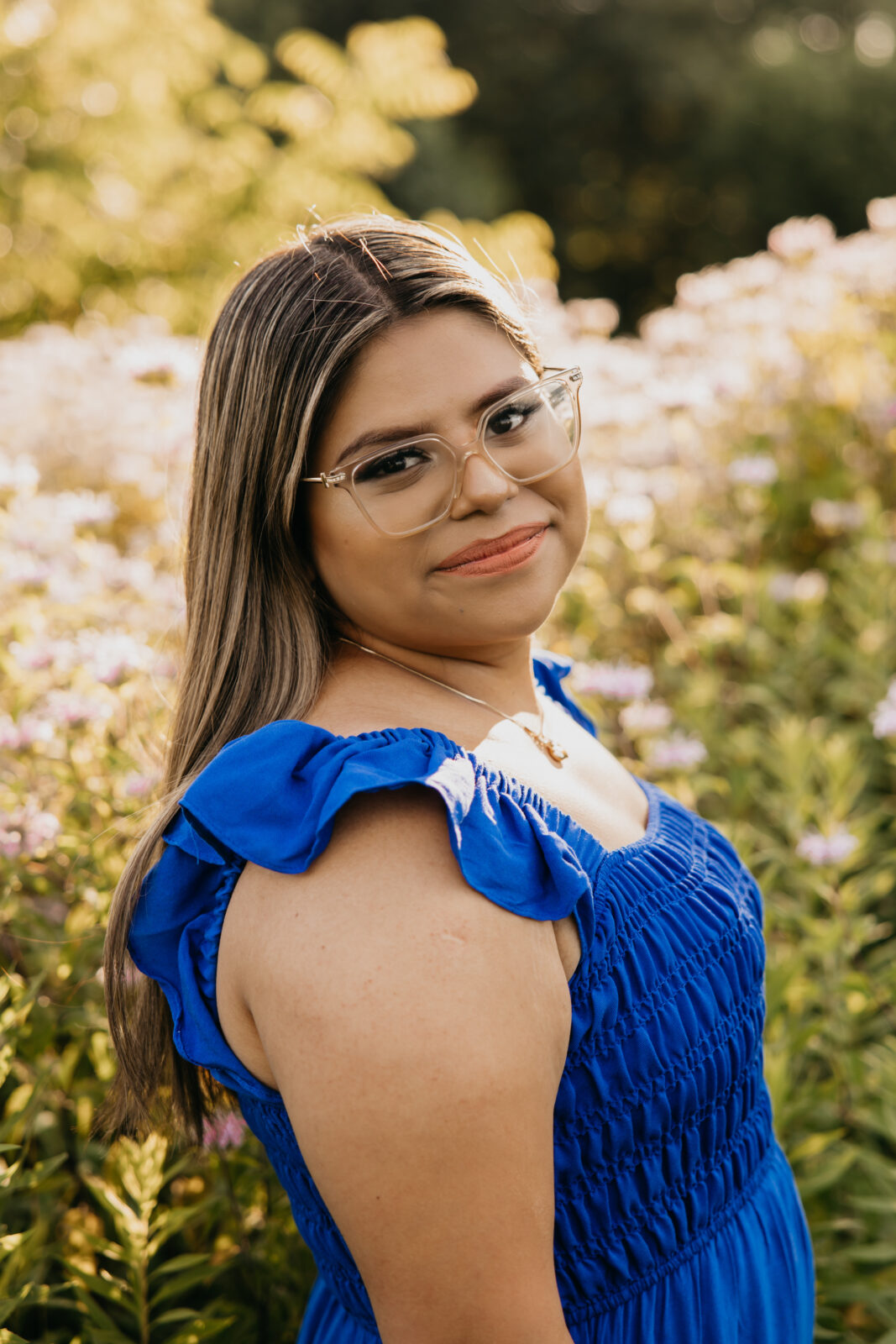 Senior Photos at Longfellow Gardens