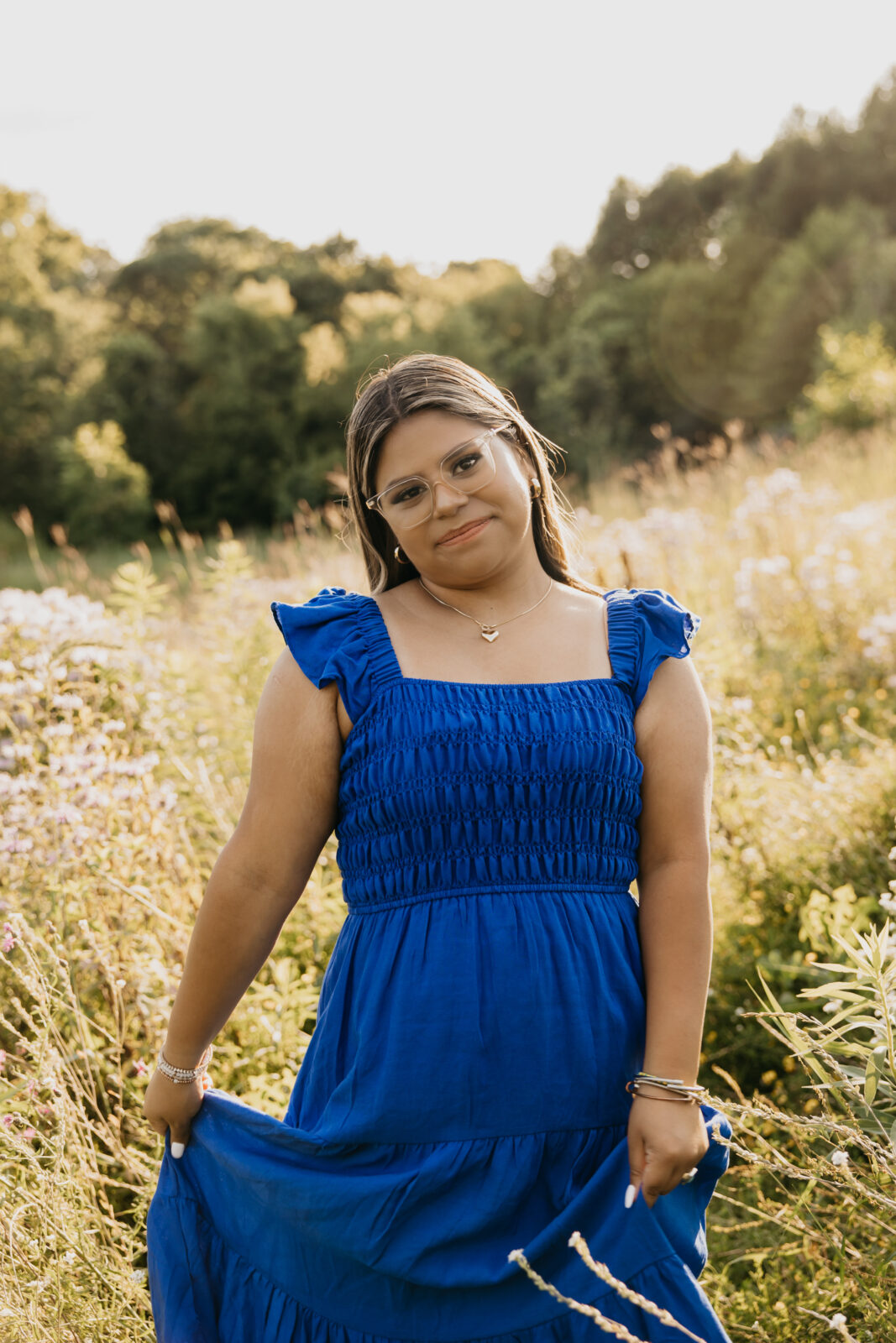 Senior Photos at Longfellow Gardens