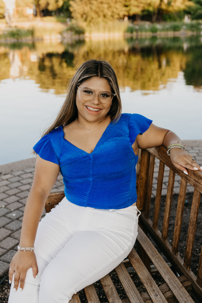 Senior Photos at Longfellow Gardens