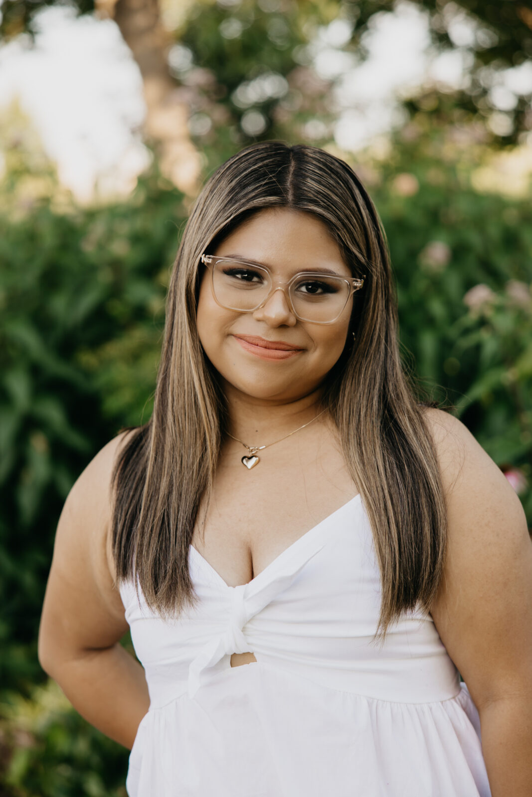 Senior Photos at Longfellow Gardens