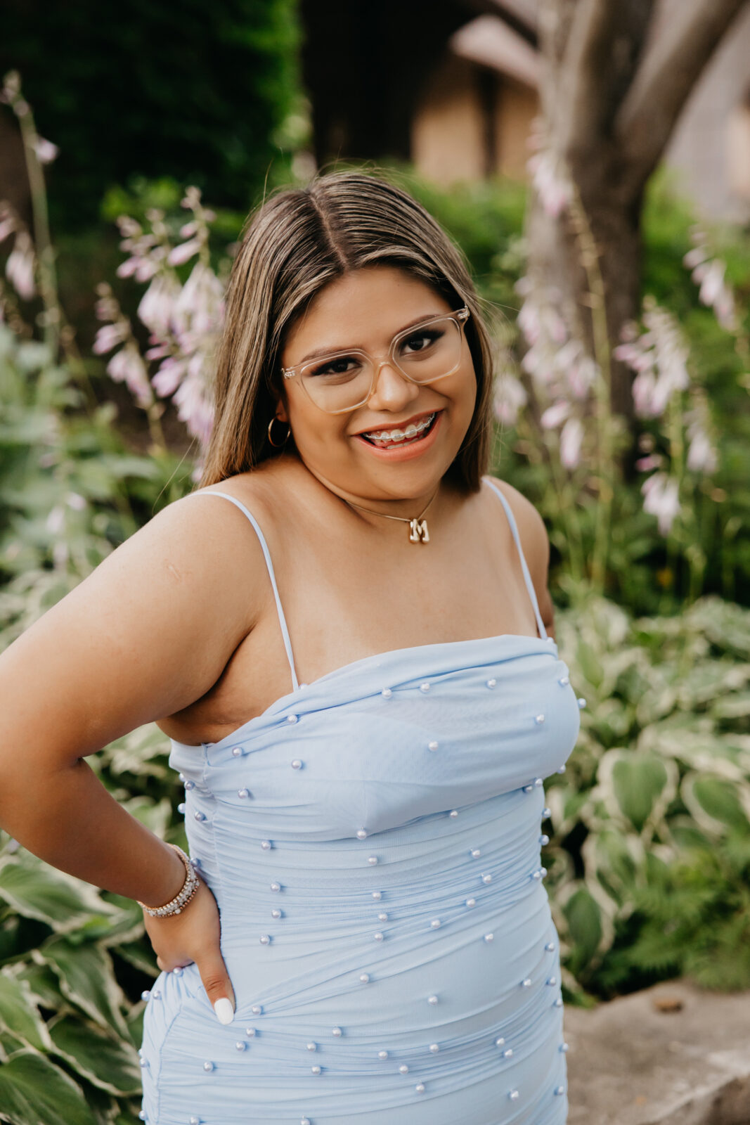 Senior Photos at Longfellow Gardens