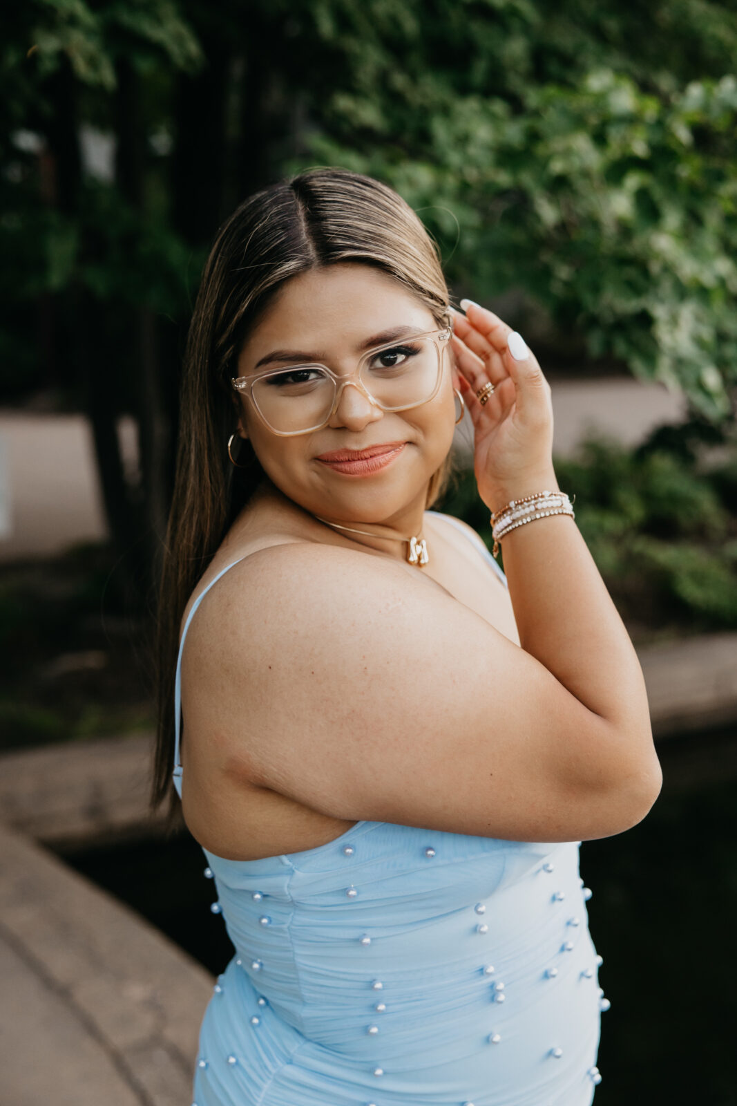 Senior Photos at Longfellow Gardens