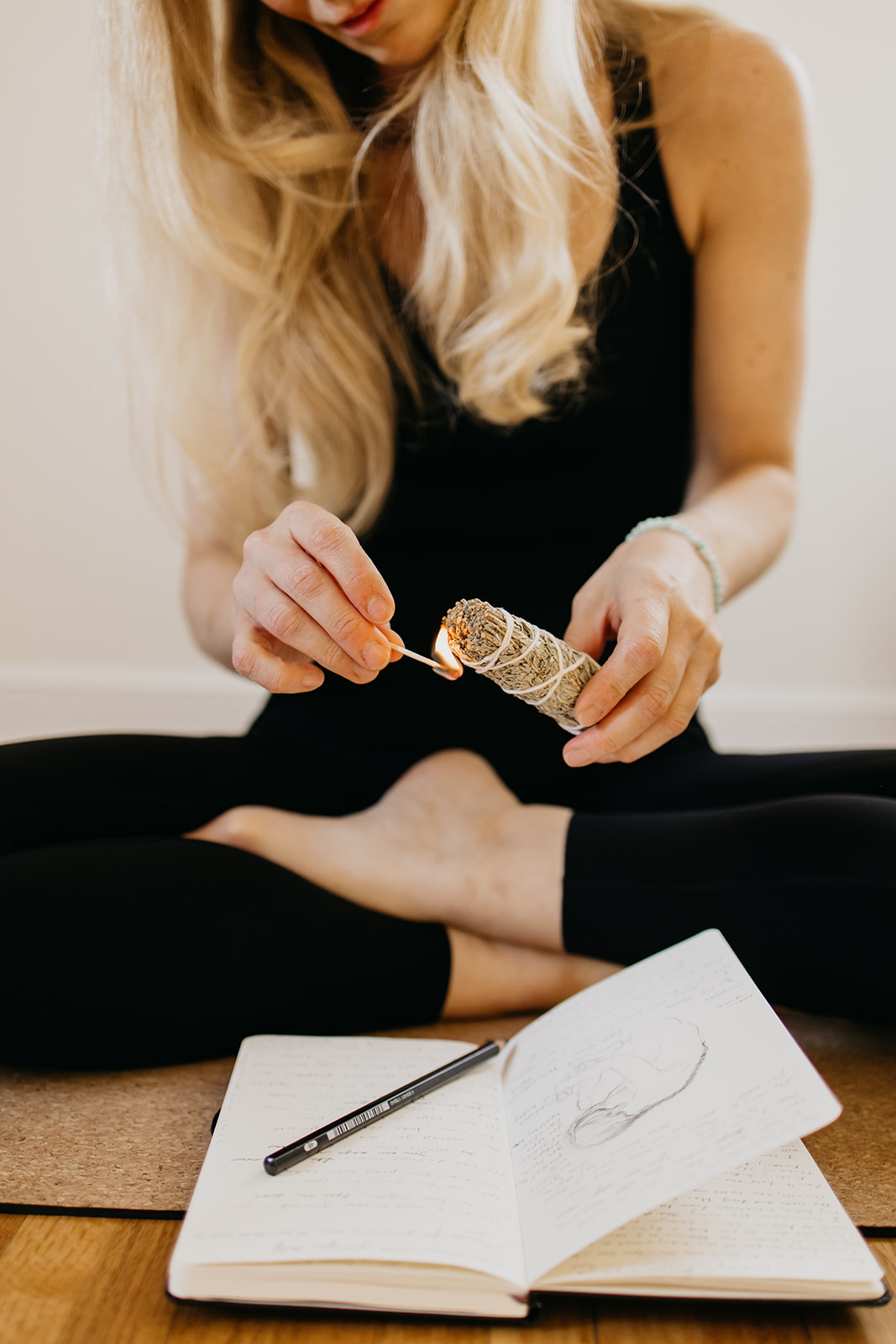 Woman Painting for her Branding Photography