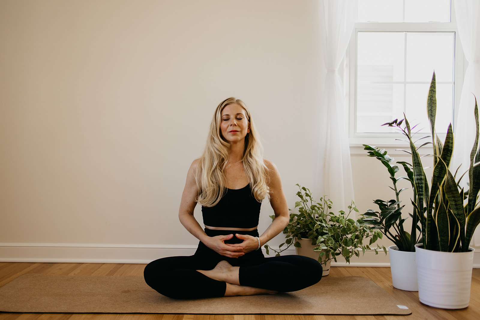 Woman doing yoga  Branding Photography