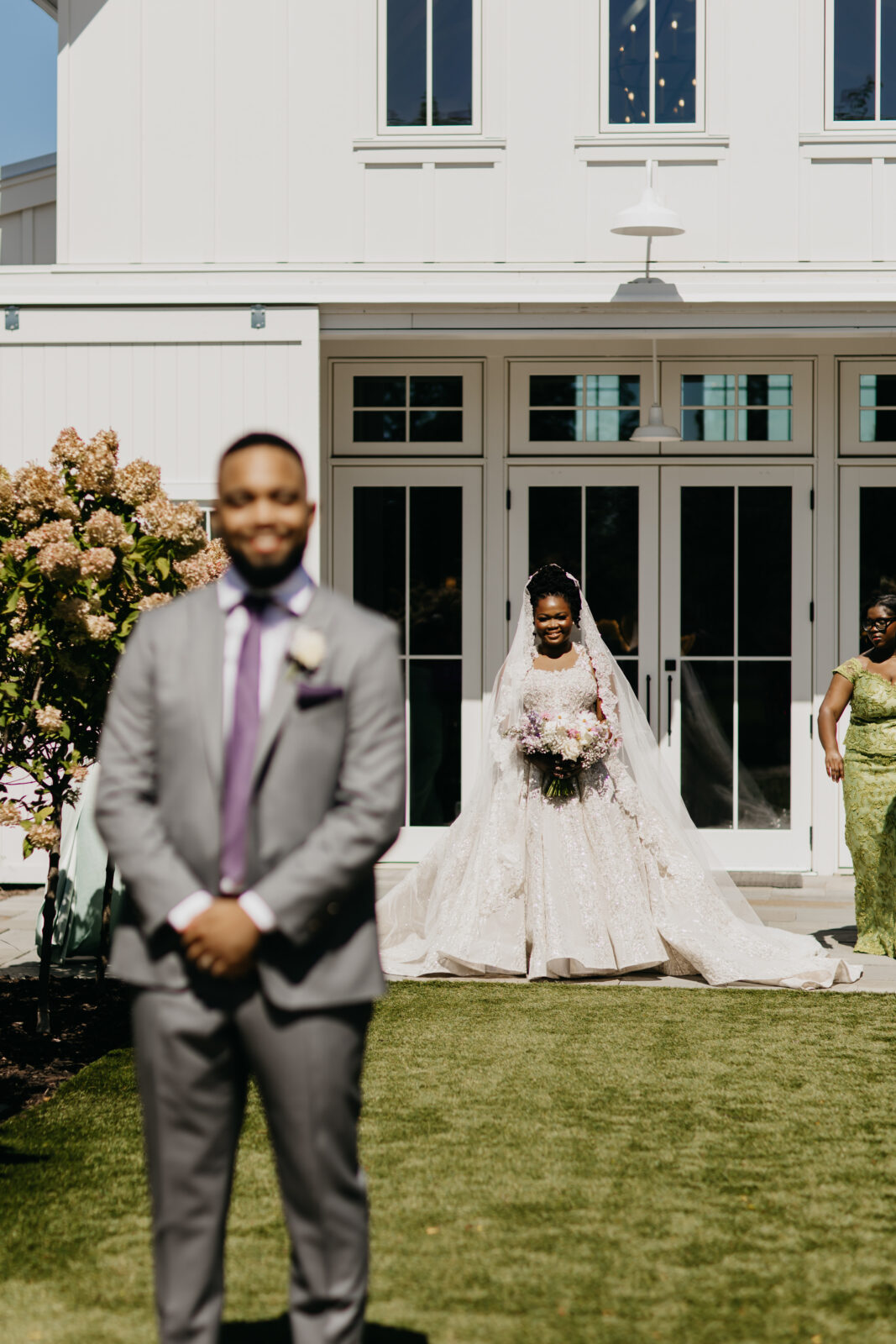 First Look Wedding Photos | Mycah Bain Photography