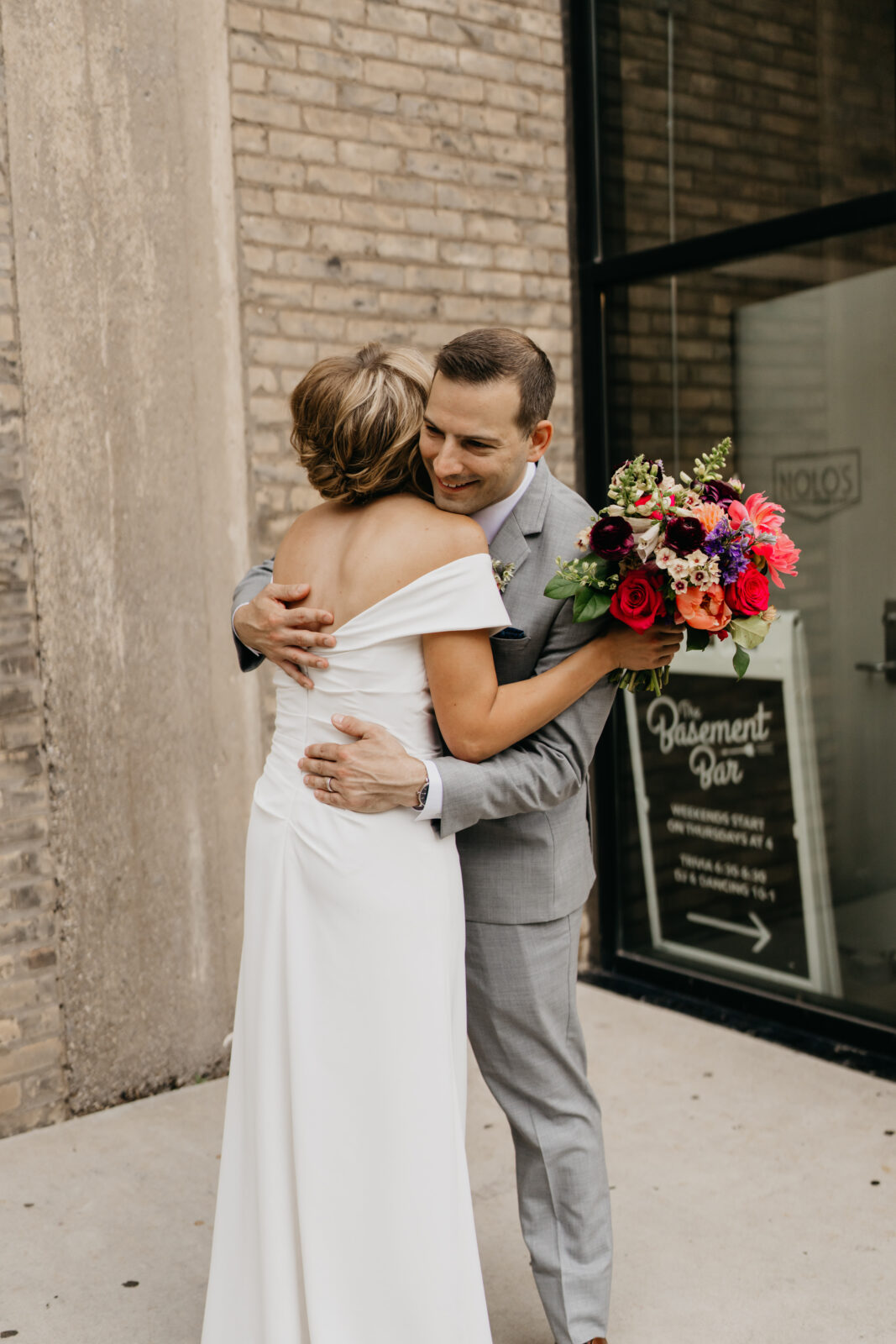 First Look Wedding Photos | Mycah Bain Photography