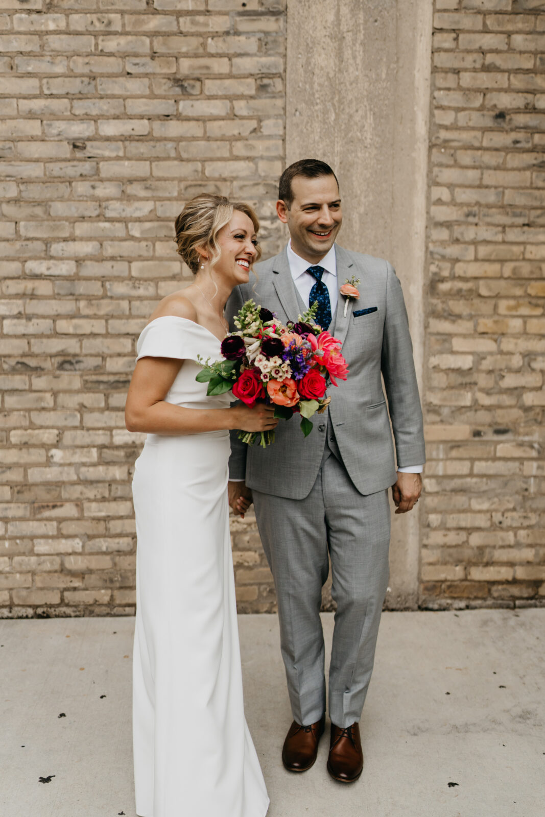 First Look Wedding Photos | Mycah Bain Photography