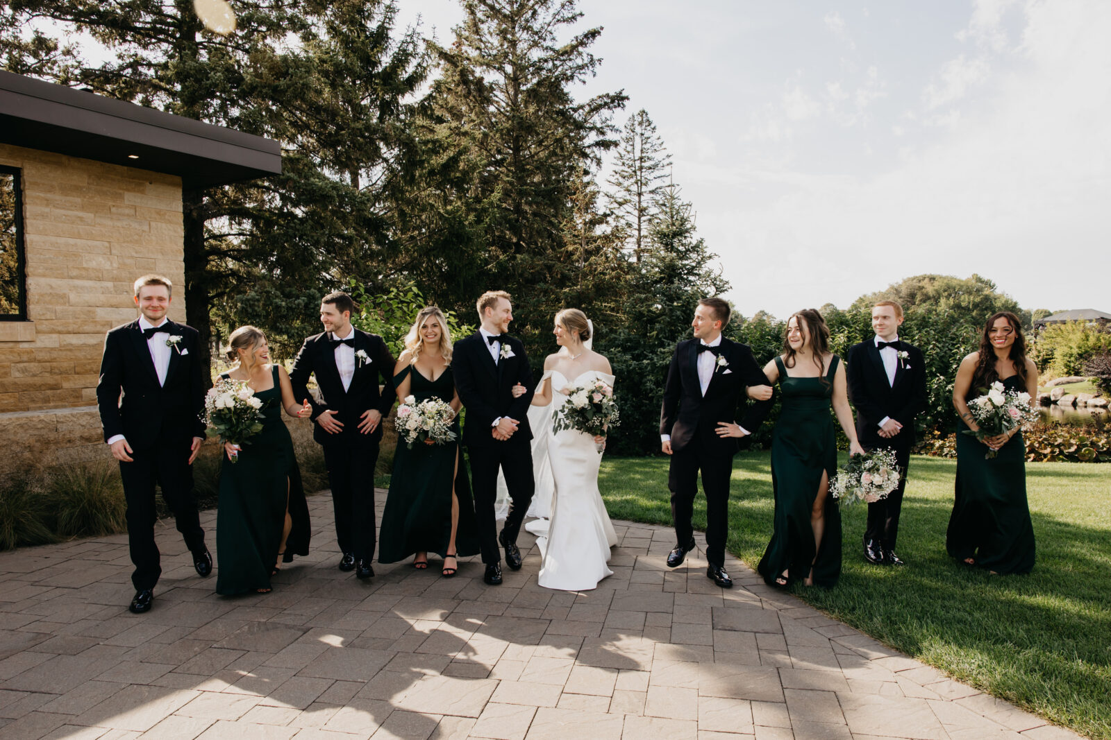 wedding party photos | Mycah Bain Photography